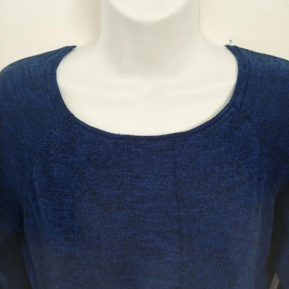 Cable  & Gauge Blue/Black Knit Sweater, L - Picture 3 of 8